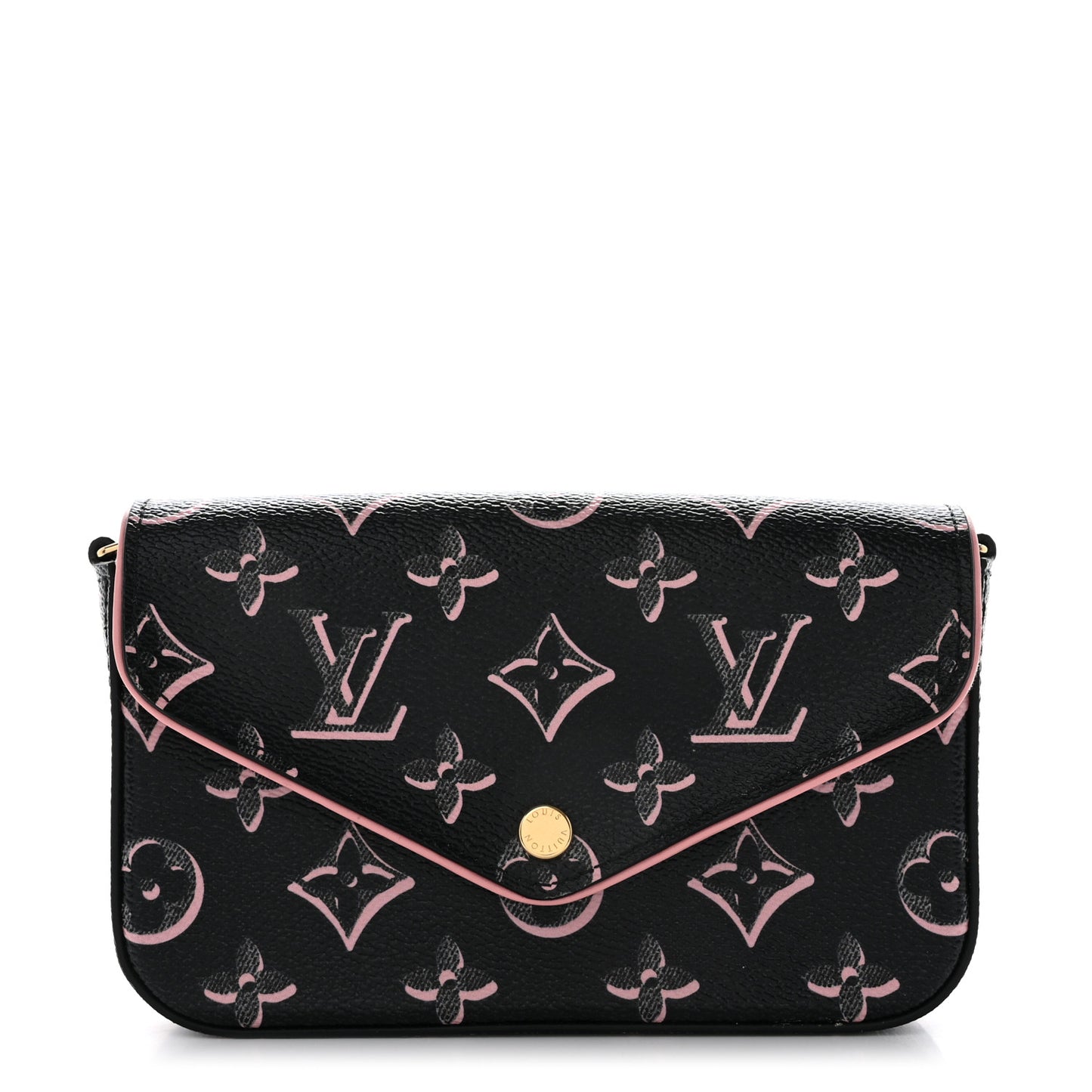 Monogram Fall For You Felicie Strap & Go Black