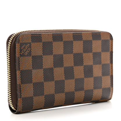 Louis Vuitton Damier Ebene Zippy Compact Wallet 2 of 8
