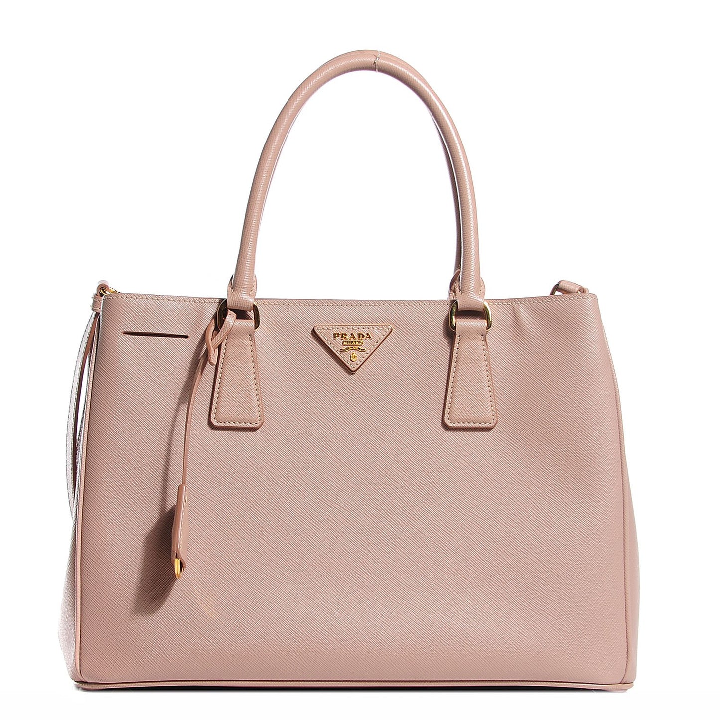 Saffiano Lux Medium Tote Cammeo