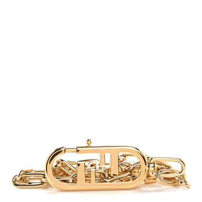 Fendi Metal O'Lock Strap You Gold 1 of 4