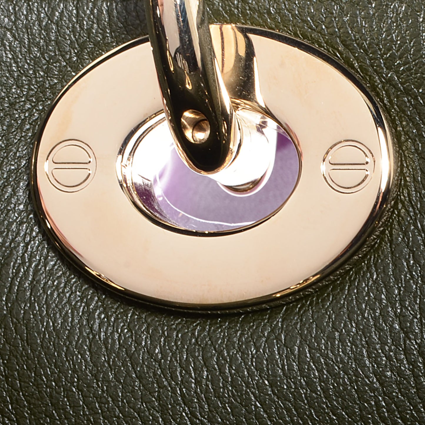 Calfskin Large Diorissimo Bag Purple