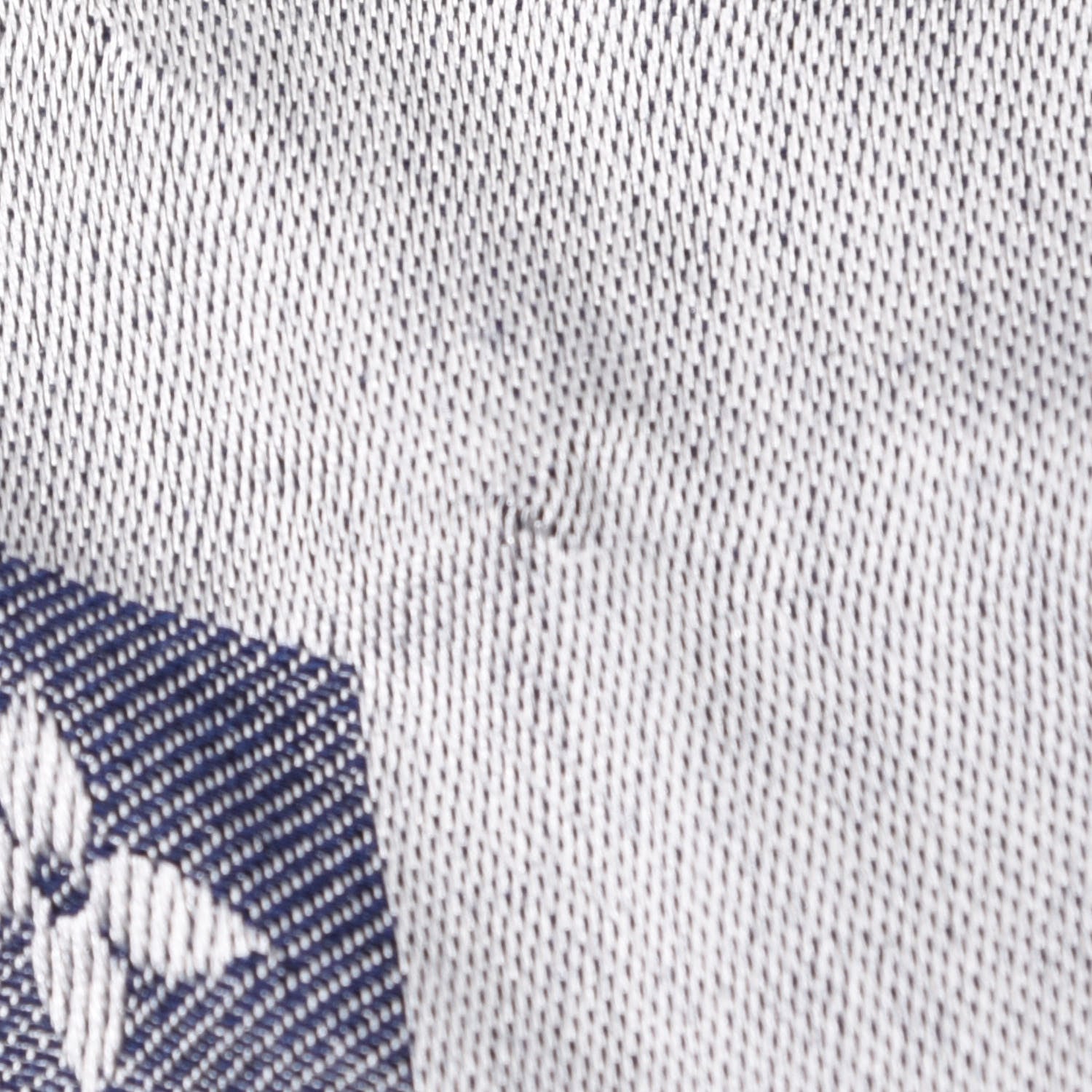 Louis Vuitton Wool Silk Monogram Denim Shawl Blue 4 of 5