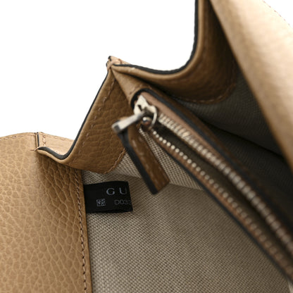 Gucci Dollar Calfskin Crystal Small Dionysus Shoulder Bag Natural Tan Black Diamond 8 of 12