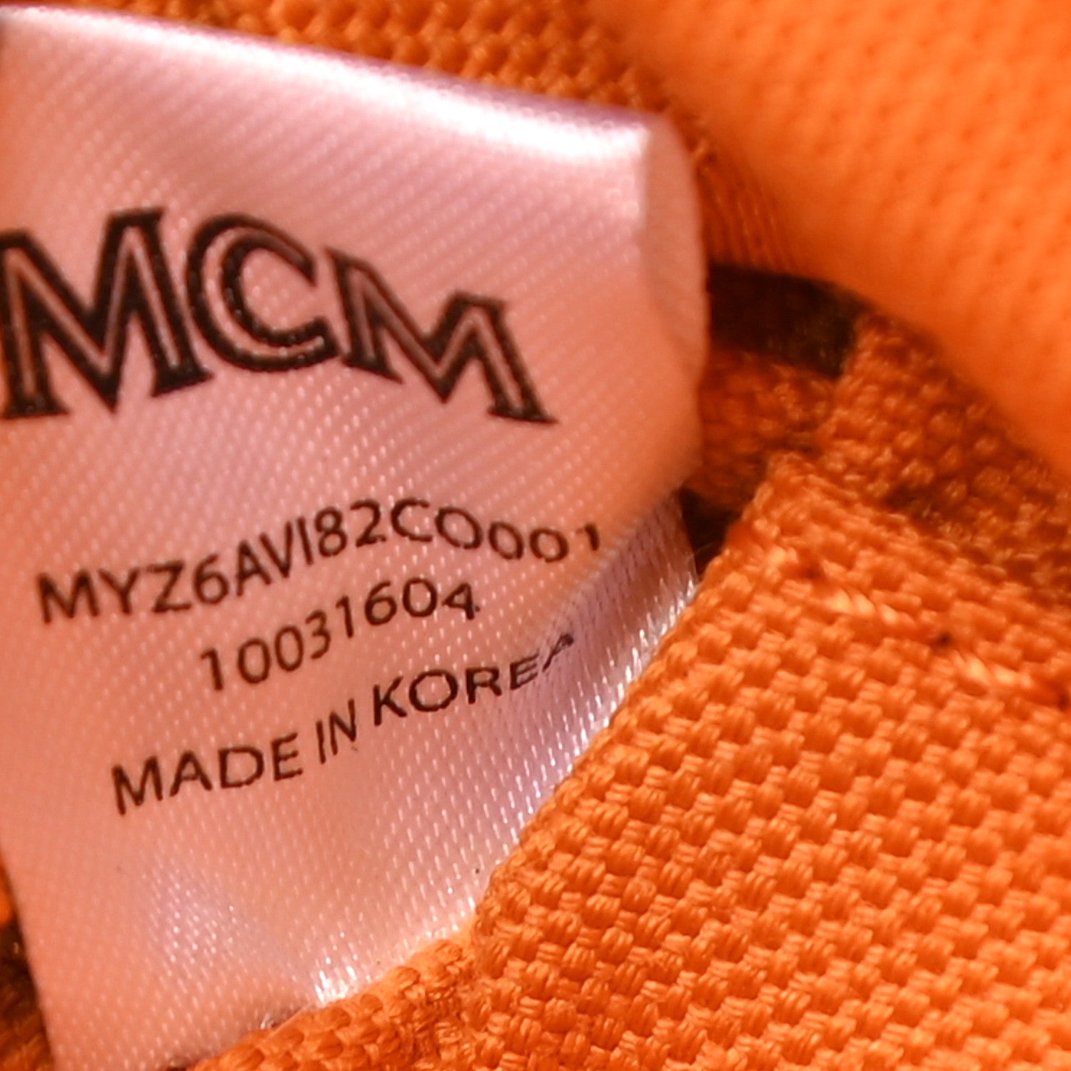 MCM Visetos Heritage Medium Cosmetic Pouch Cognac 8 of 8