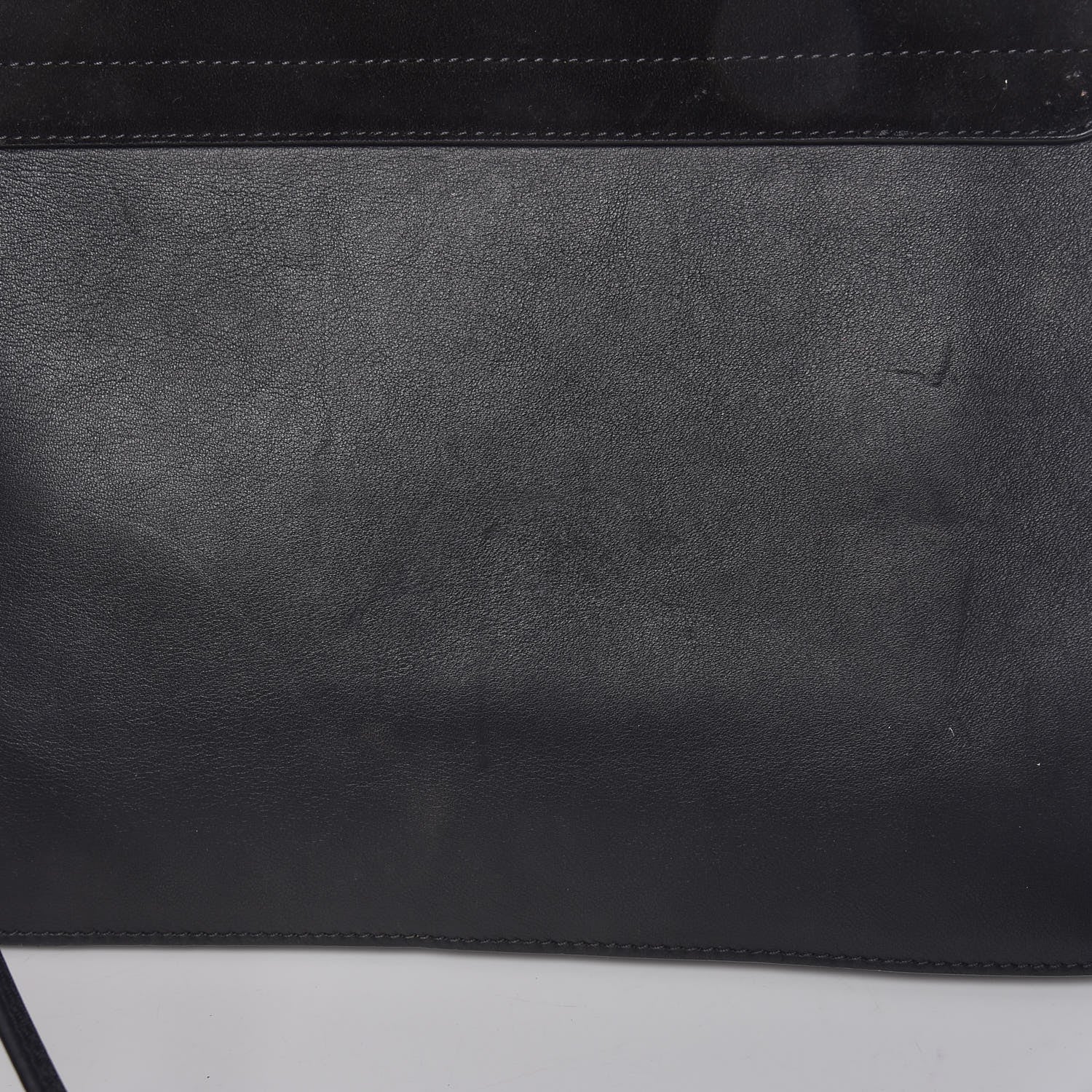 Chloe Suede Calfskin Medium Faye Shoulder Bag Black 17 of 18