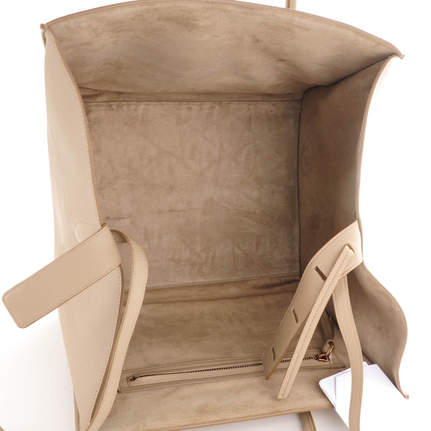 Supple Calfskin Medium Phantom Luggage Beige
