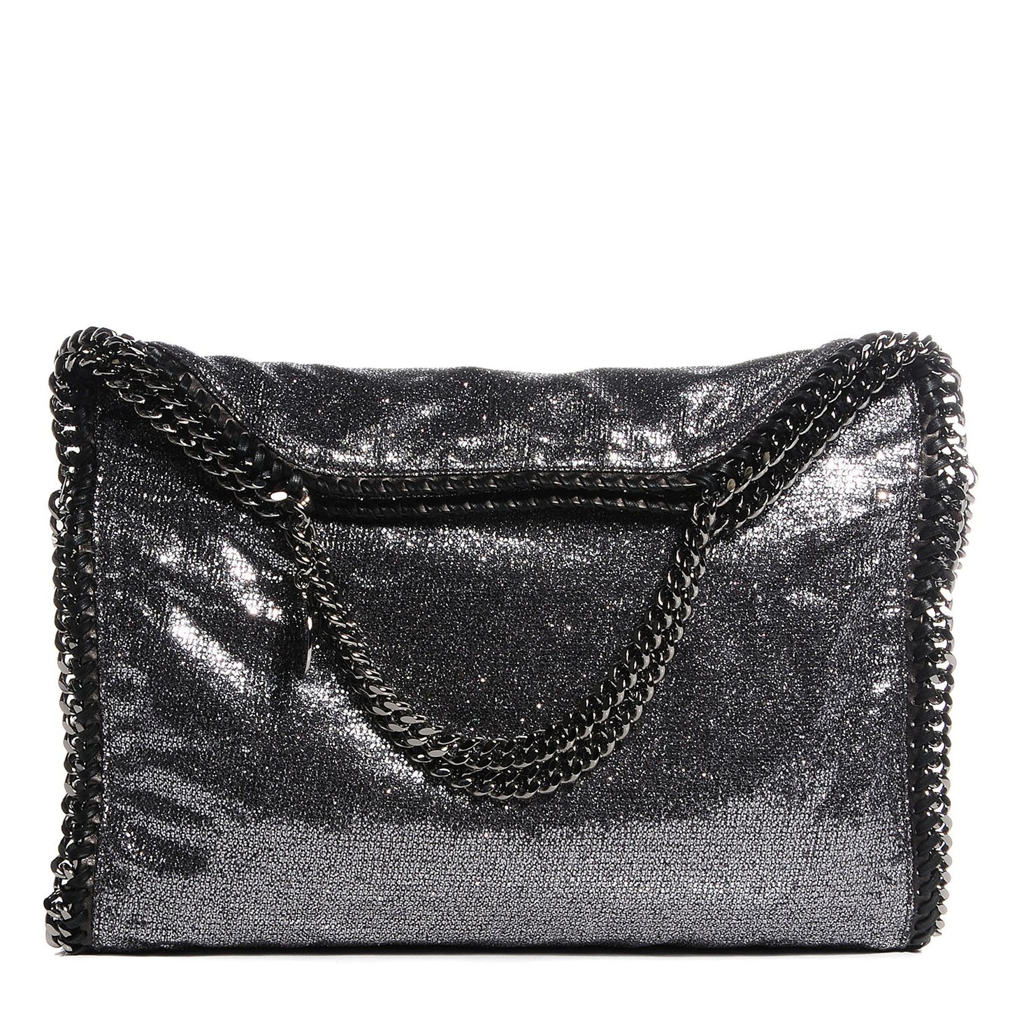 Metallic Linen Falabella Grey