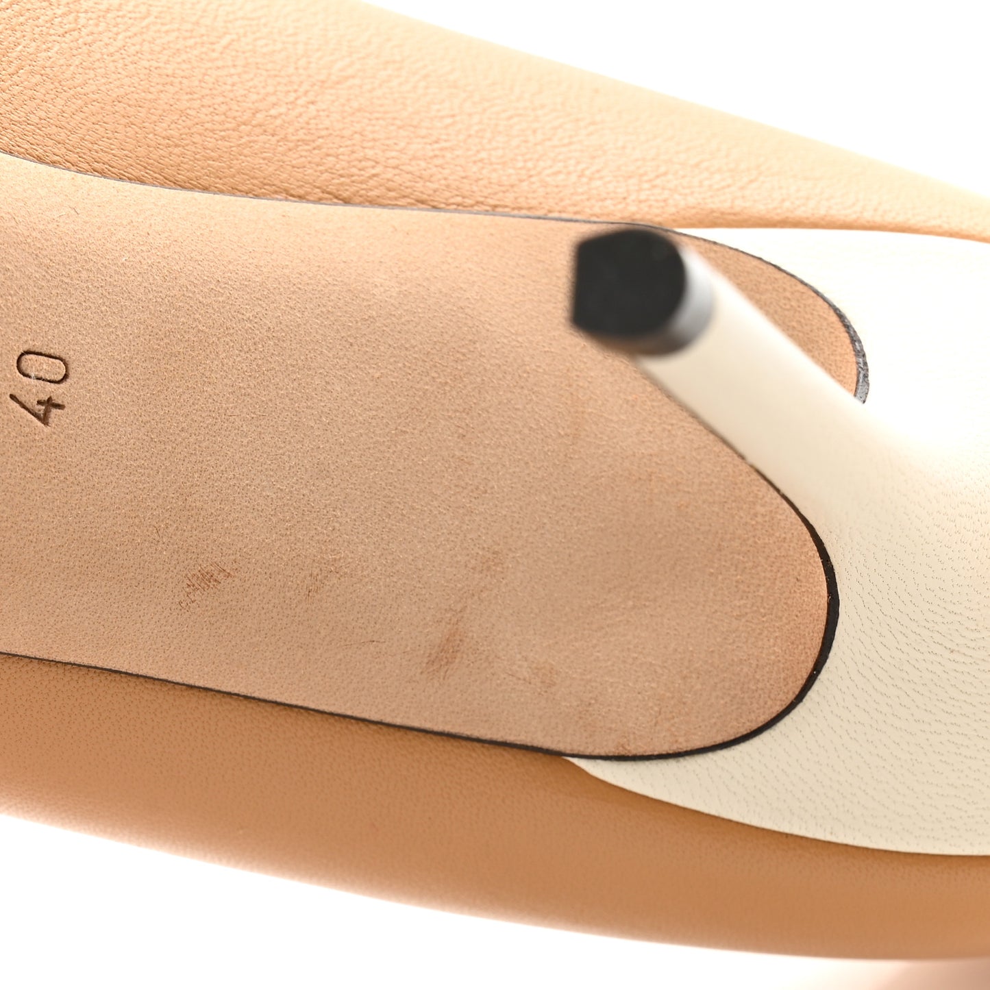 Patent Calfskin Love 85 Pumps 40 Beige