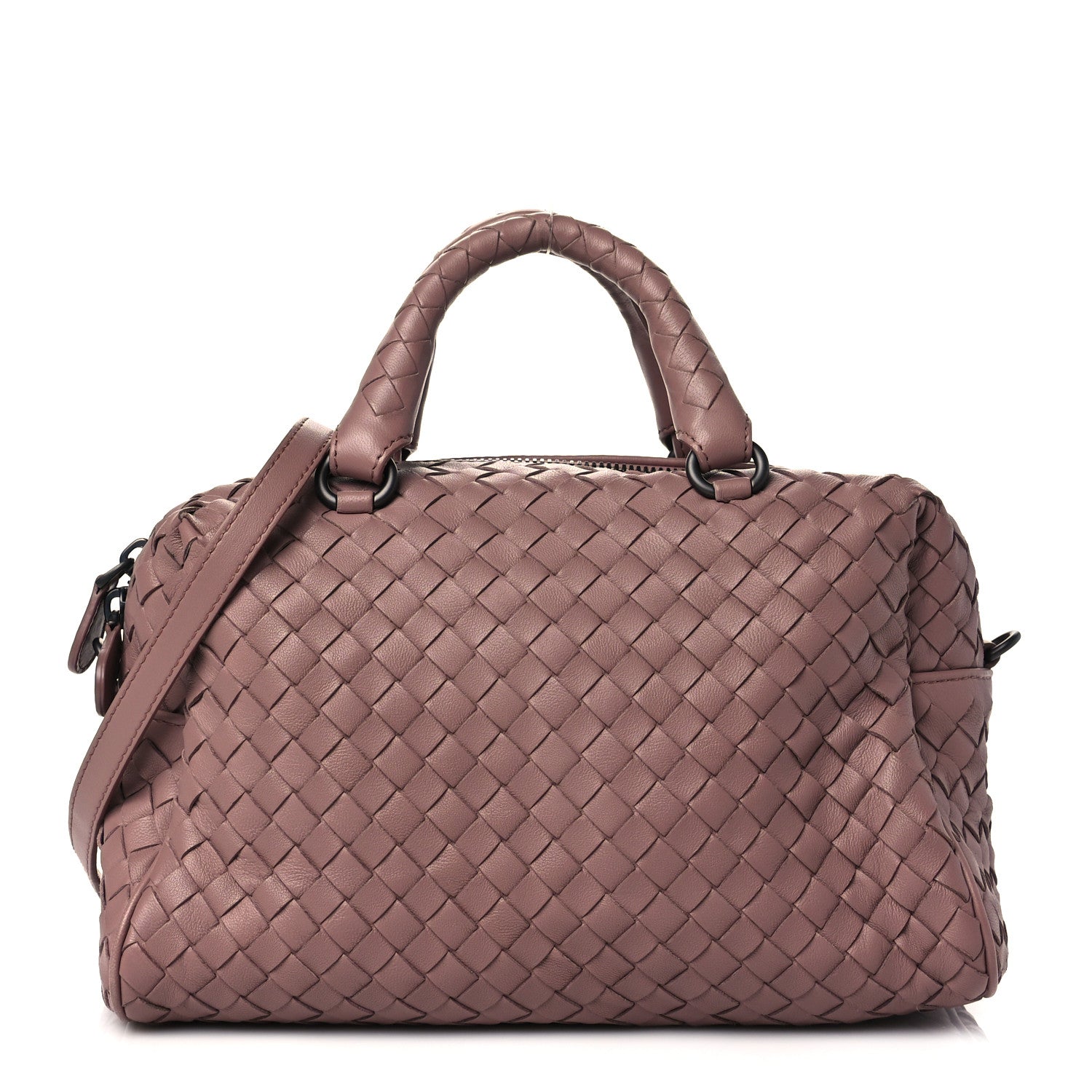Bottega Veneta Nappa Intrecciato Mini Boston Dusty Rose 1 of 10