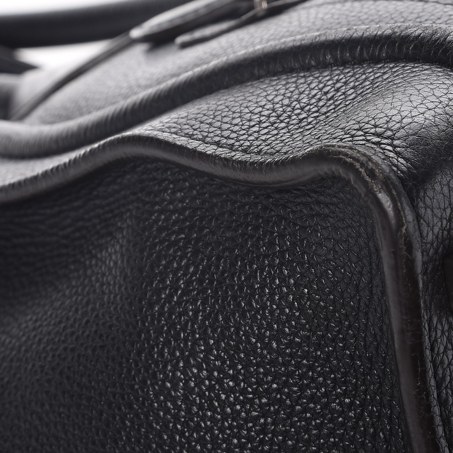 Celine Drummed Calfskin Mini Luggage Black 11 of 13