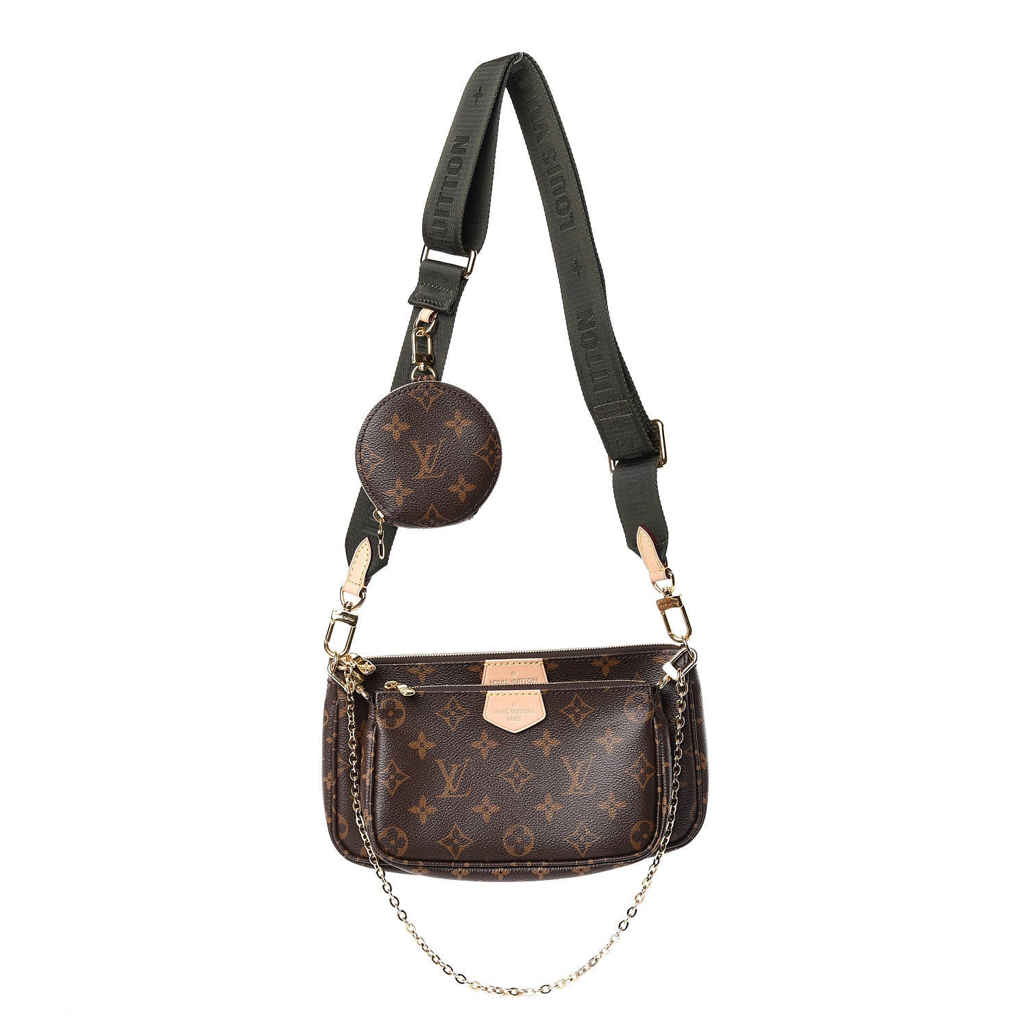 Louis Vuitton Monogram Multi Pochette Accessories Kaki 1 of 16