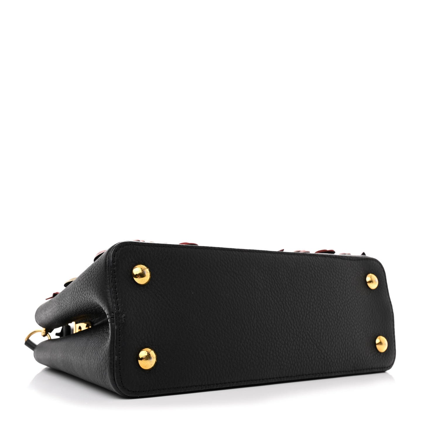 Taurillon Blooming Capucines PM Black