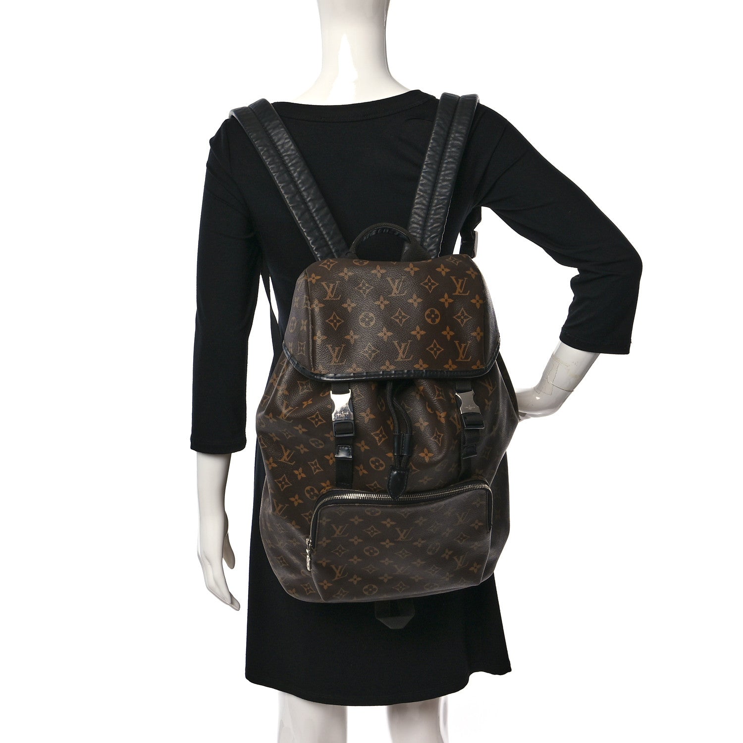 Louis Vuitton Monogram Macassar Zack Backpack 2 of 8