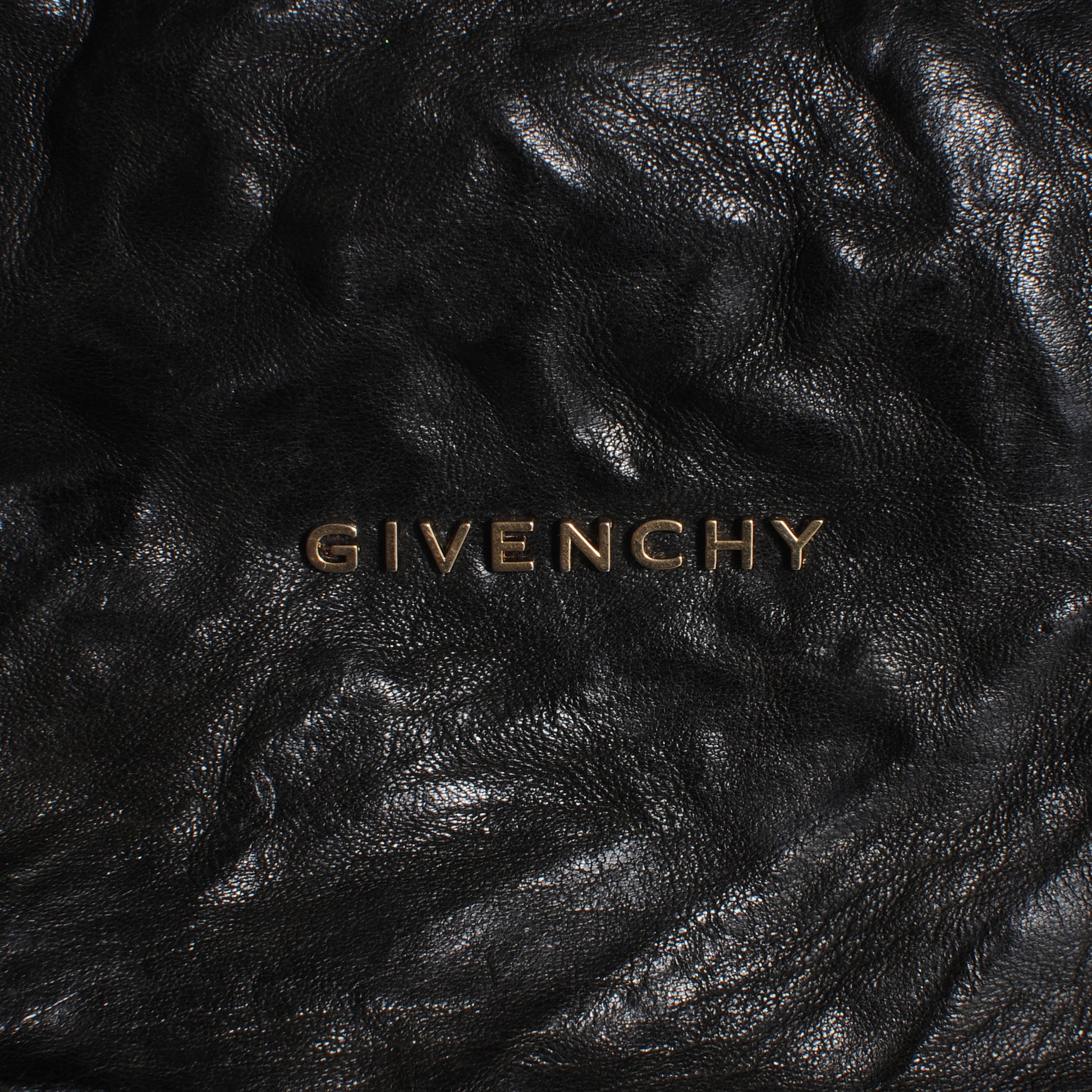 Givenchy Textured Sheepskin Medium Pandora Pepe Messenger Black 6 of 9