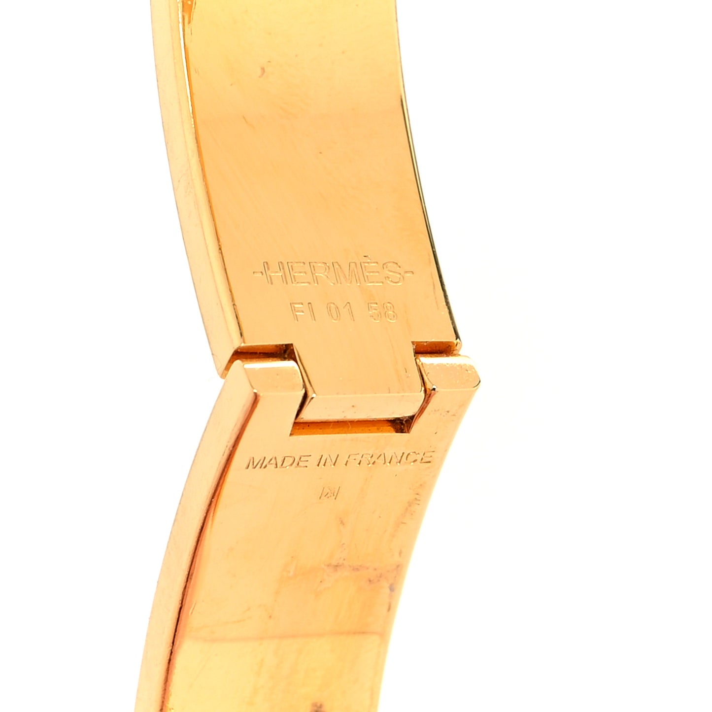 Enamel Narrow Clic Clac H Bracelet PM Bleu Azure