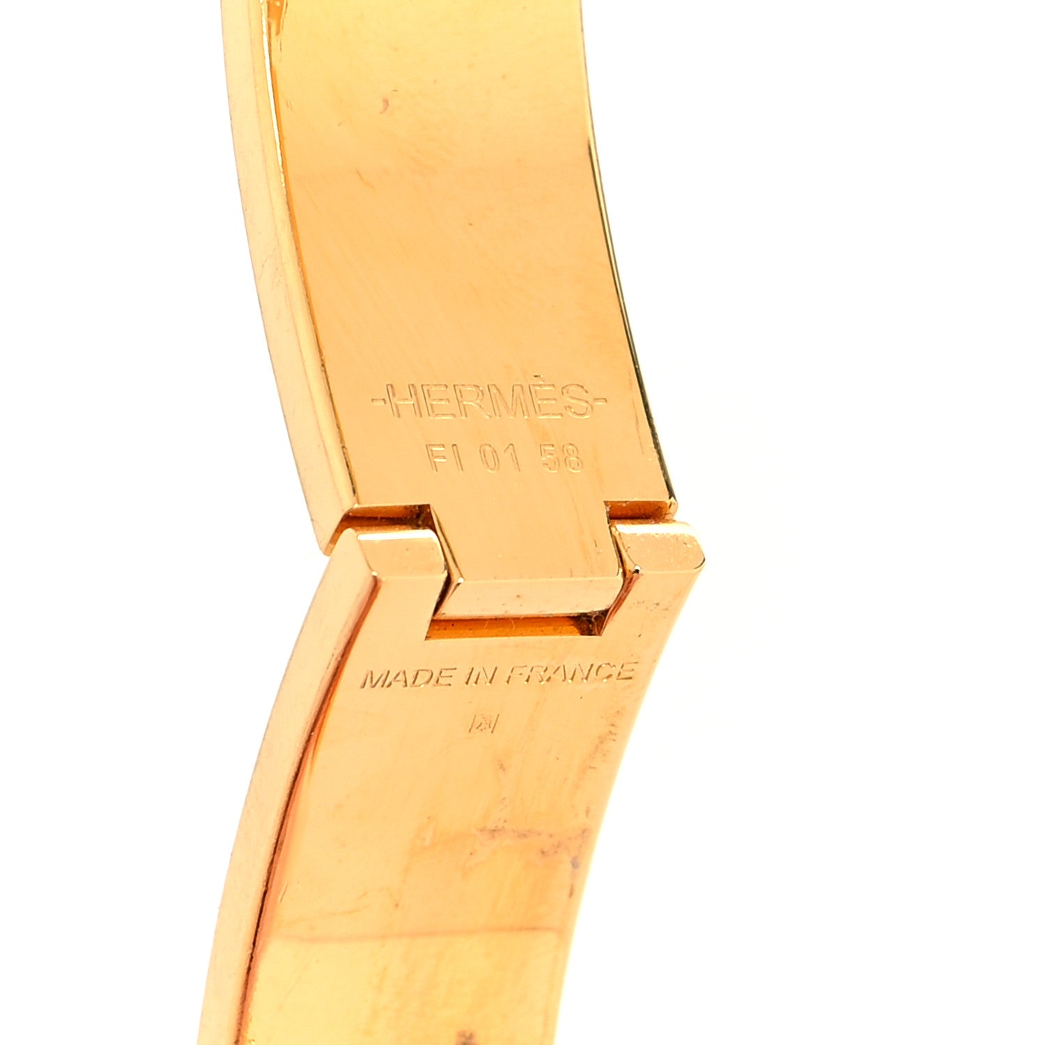 Hermes Enamel Narrow Clic Clac H Bracelet PM Bleu Azure 5 of 6