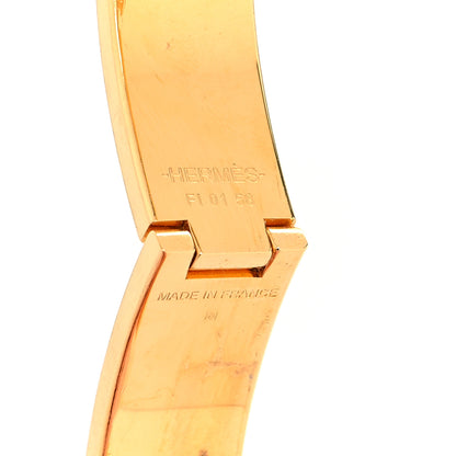 Hermes Enamel Narrow Clic Clac H Bracelet PM Bleu Azure 5 of 6