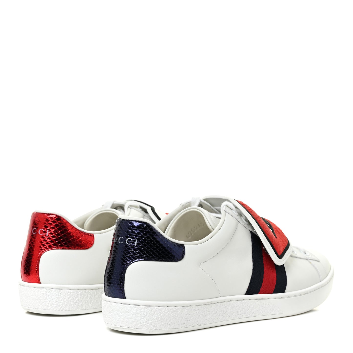 Calfskin Ayers Blind For Love Embroidered Womens Ace Sneakers 38 White