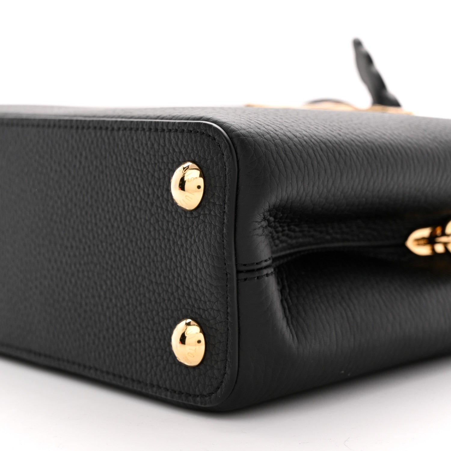 Louis Vuitton LV X TM Taurillon Superflat Capucines BB Black 8 of 9