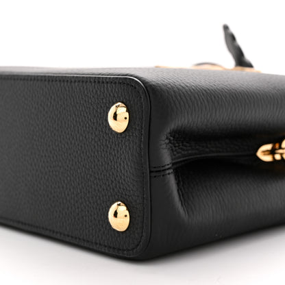 Louis Vuitton LV X TM Taurillon Superflat Capucines BB Black 8 of 9