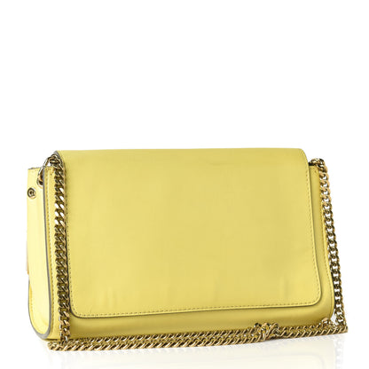 Chloe Nappa Medium Elle Chain Clutch Yellow 2 of 9