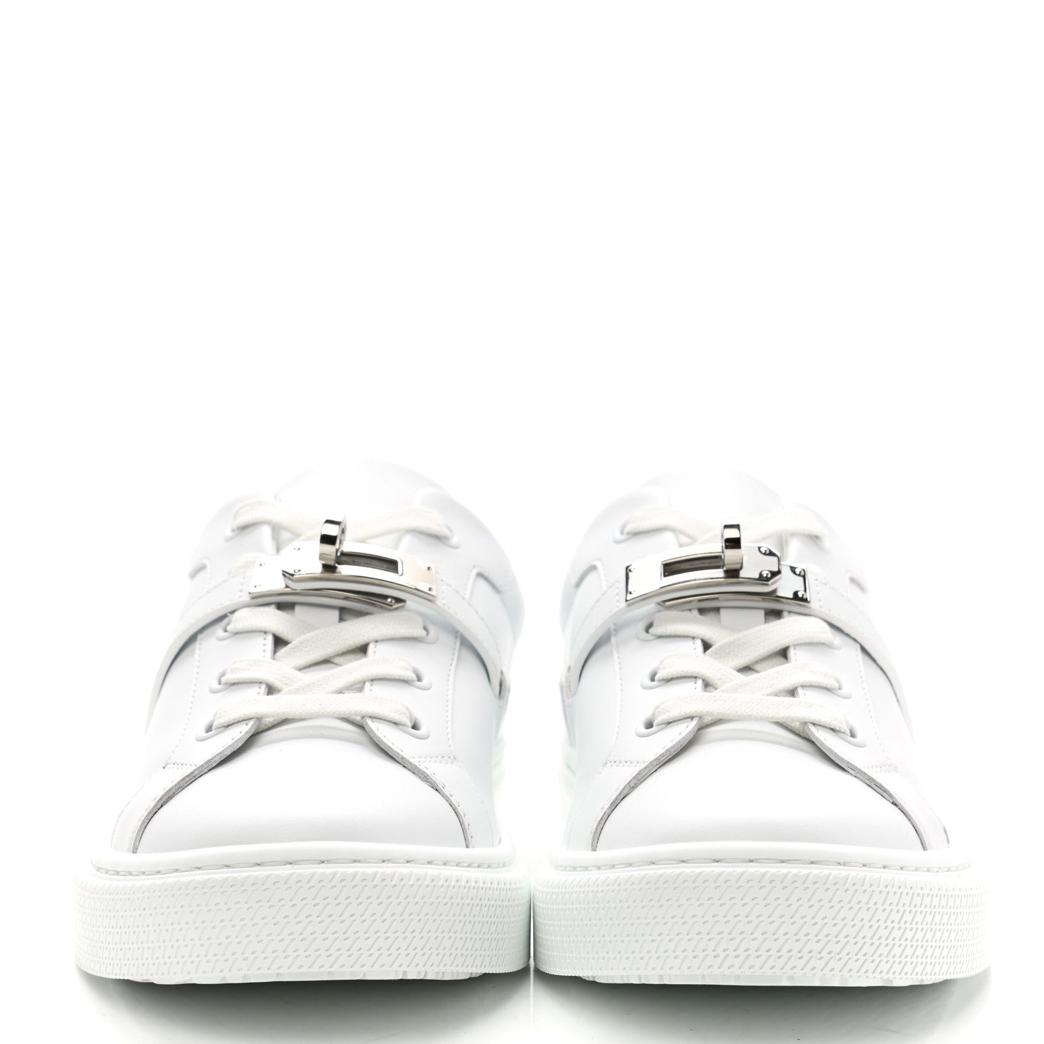 Hermes Calfskin Day Sneakers 37.5 White 2 of 7