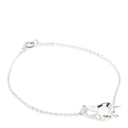 Tiffany Sterling Silver Tsavorite Save the Wild Elephant Bracelet 1 of 5