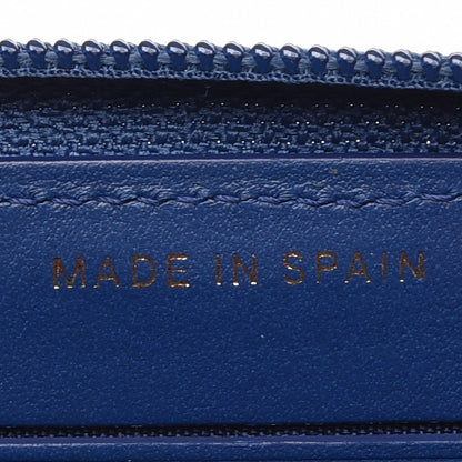 Chanel Caviar Quilted Small Boy Zip Around Wallet Dark Blue 7 of 9