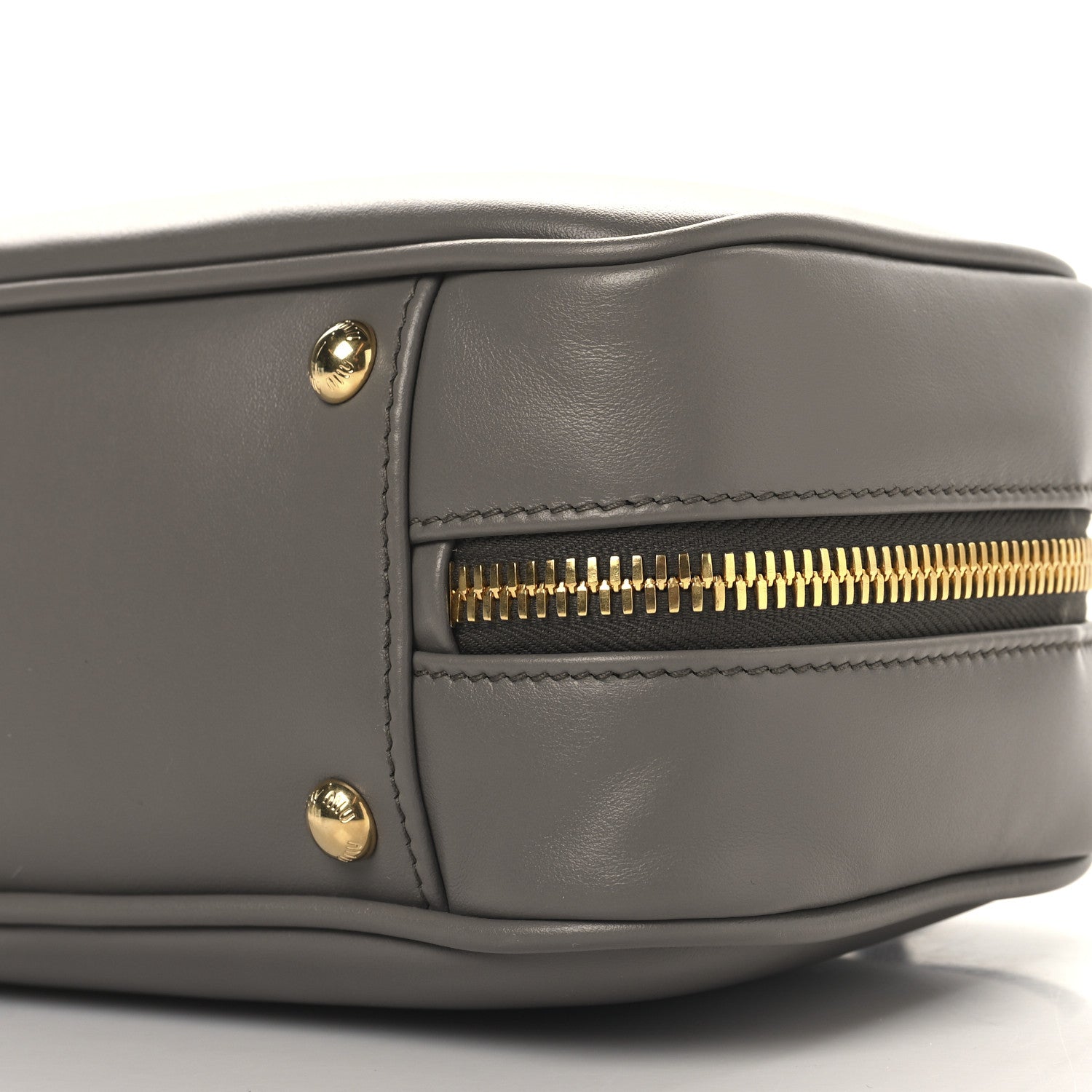 Miu Miu Nappa Large Arcadie Top Handle Bag Argilla 9 of 9