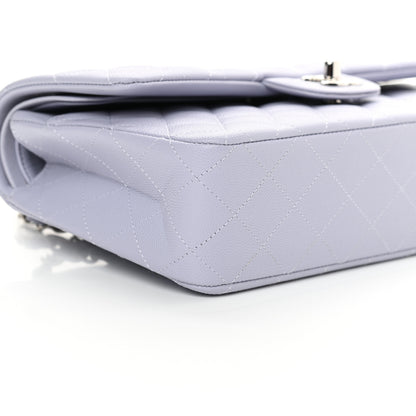 Chanel Caviar Quilted Medium Double Flap Light Purple 8 of 10