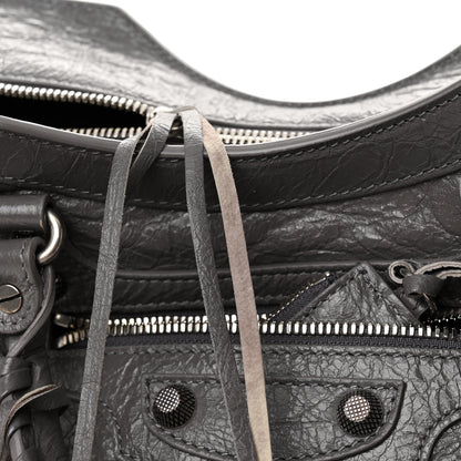 Balenciaga Agneau Arena Neo Cagole City Handbag Dark Grey 8 of 12