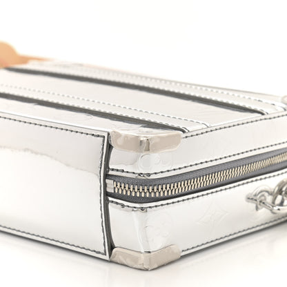 Louis Vuitton Monogram Mirror Handle Trunk Silver 9 of 11