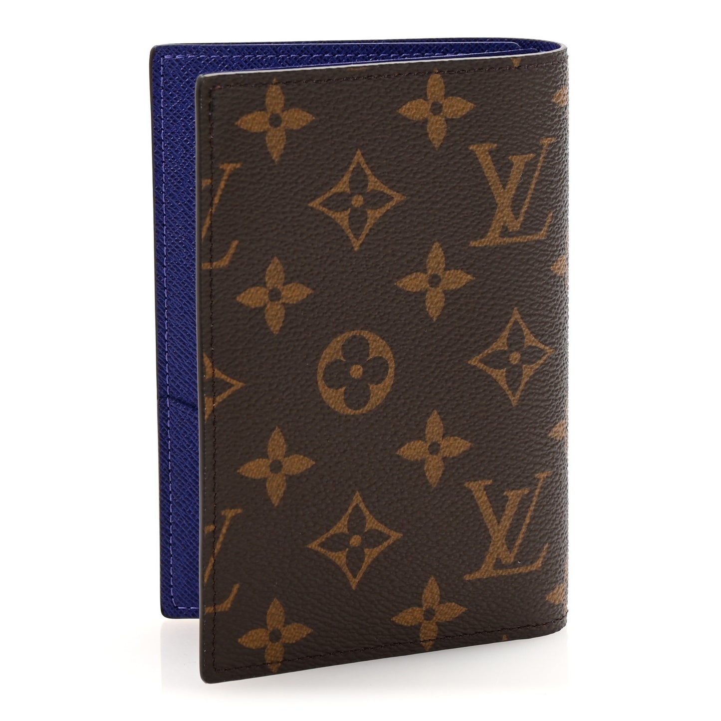 Monogram My LV Heritage Passport Cover Violet Bleu Marine