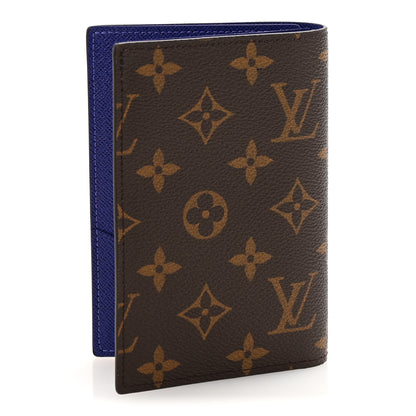 Louis Vuitton Monogram My LV Heritage Passport Cover Violet Bleu Marine 3 of 9