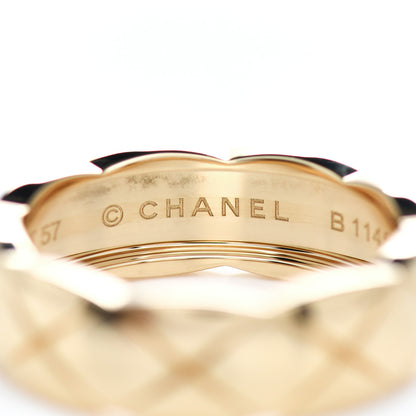 Chanel 18K Yellow Gold Small Coco Crush Ring 57 8 5 of 6