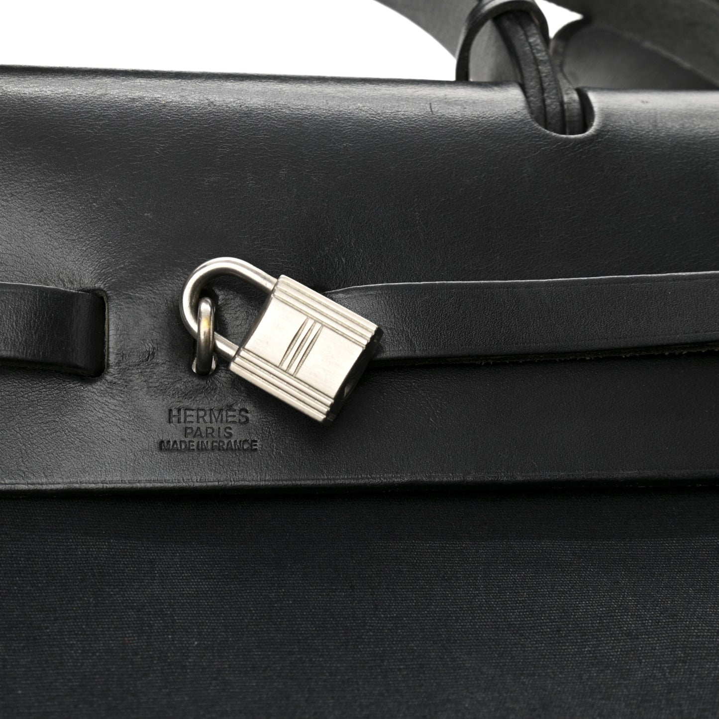 Toile Vache Calfskin Herbag 39 MM Black