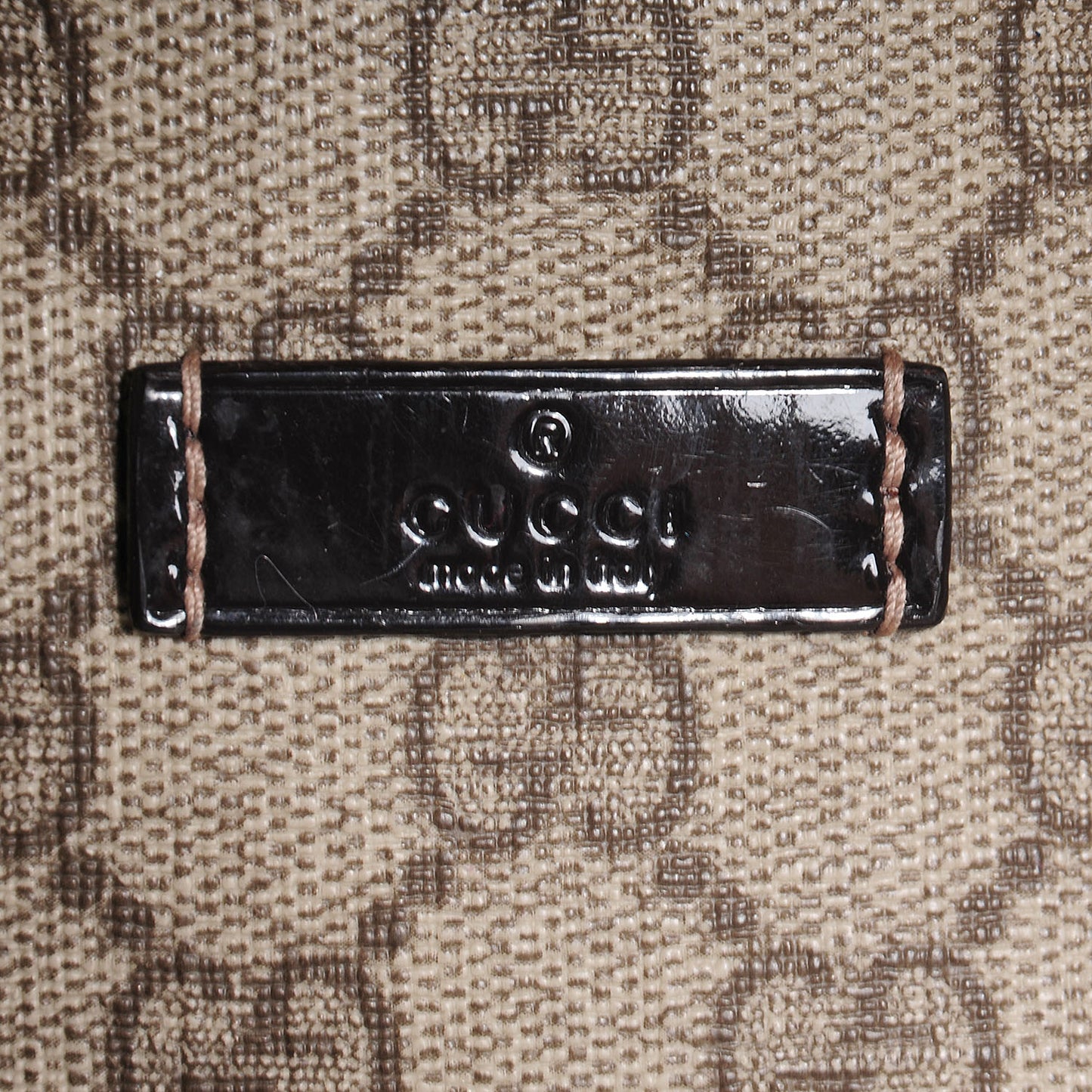 GG Plus Monogram Medium Joy Boston Dark Brown