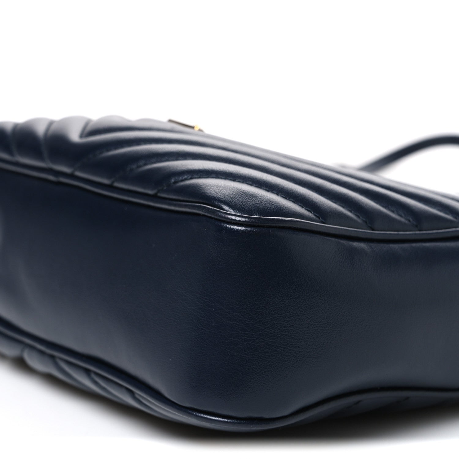 Saint Laurent Calfskin Matelasse Monogram Lou Camera Bag Deep Marine 10 of 10