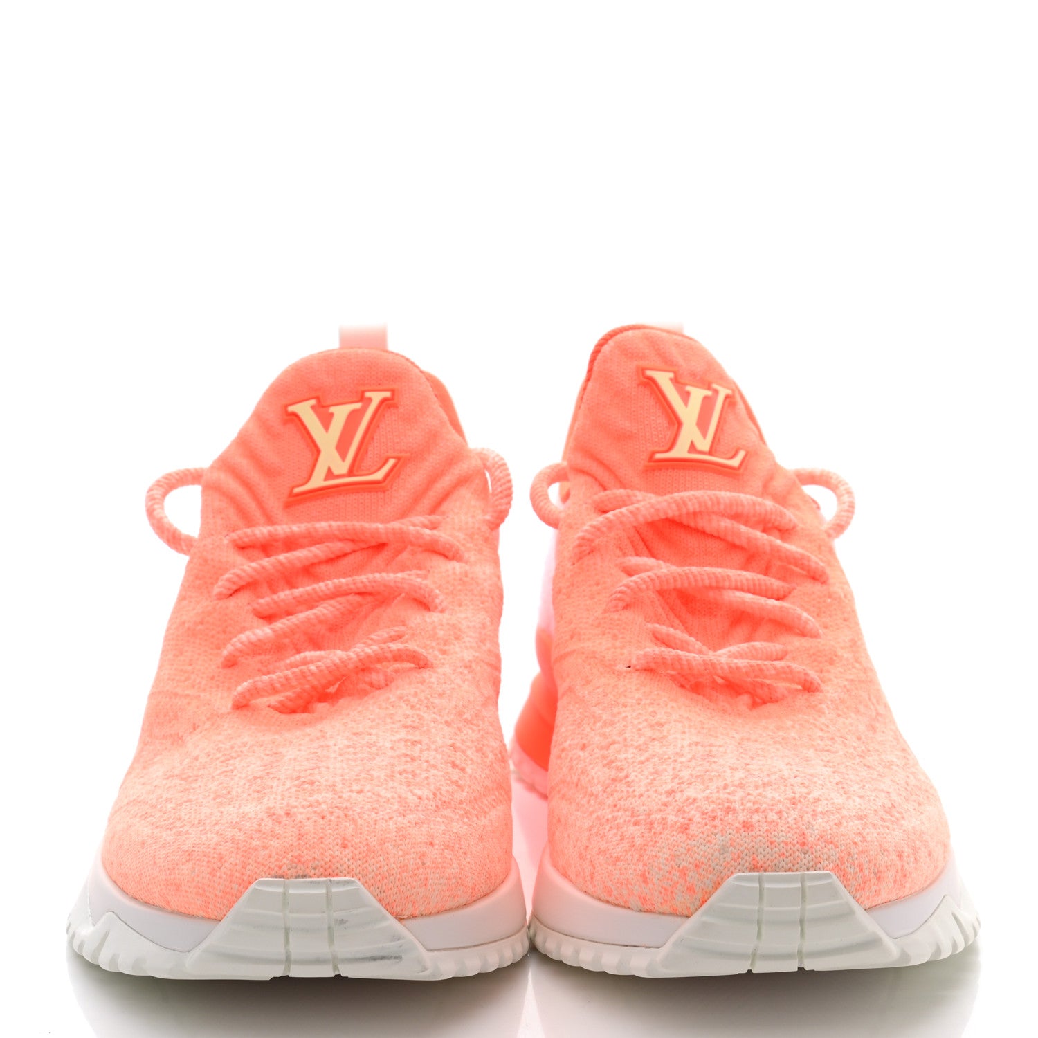 Louis Vuitton Technical Knit V.N.R Sneakers 8 Orange 2 of 8