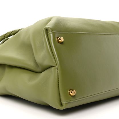 Bottega Veneta Silky Calfskin Large Ciao Ciao Matcha 9 of 10