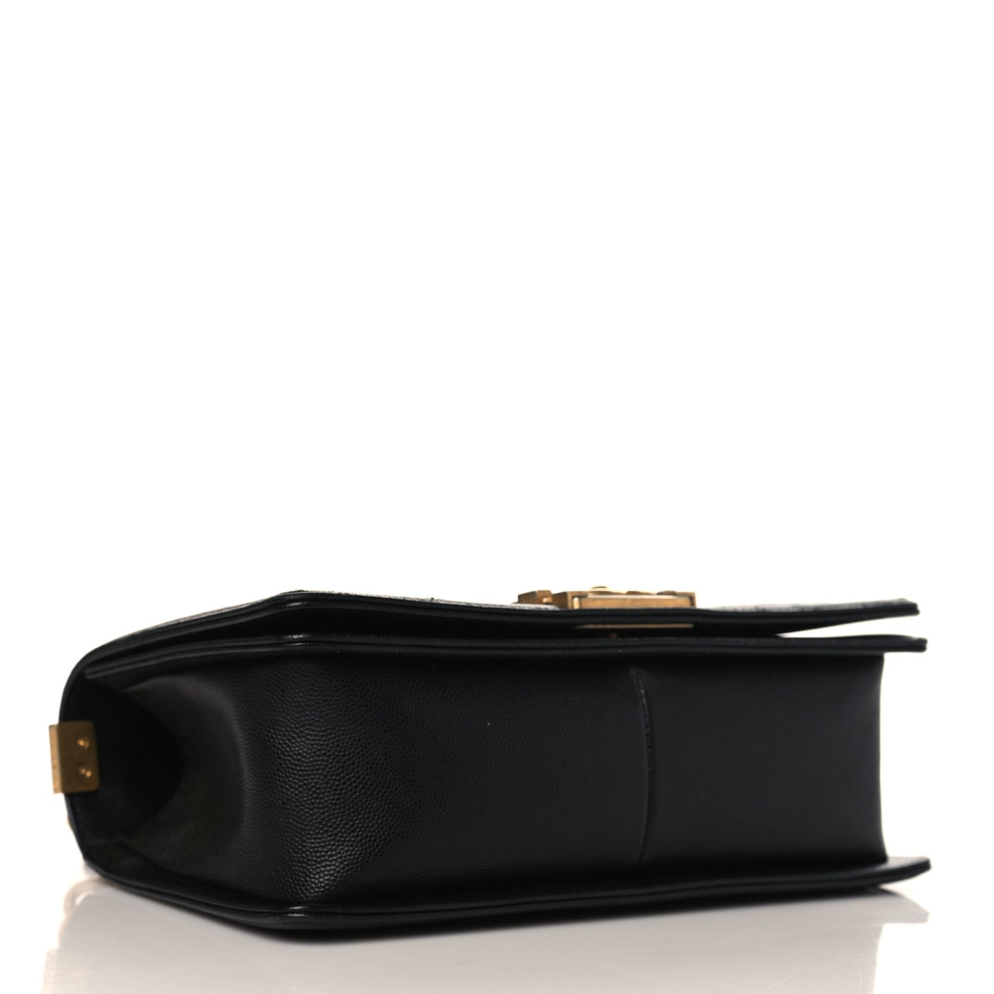 Caviar Quilted Medium Boy Flap Black