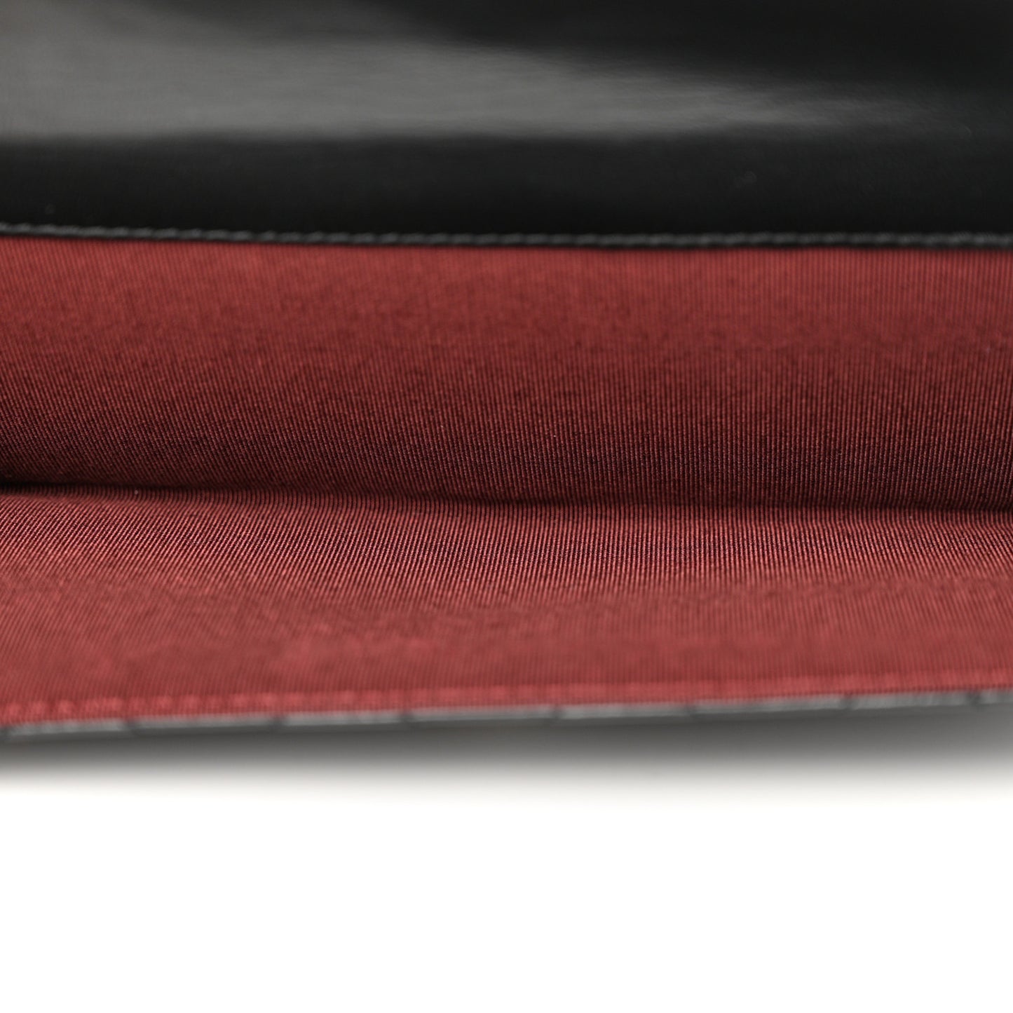 Lambskin Quilted Long Flap Wallet Black