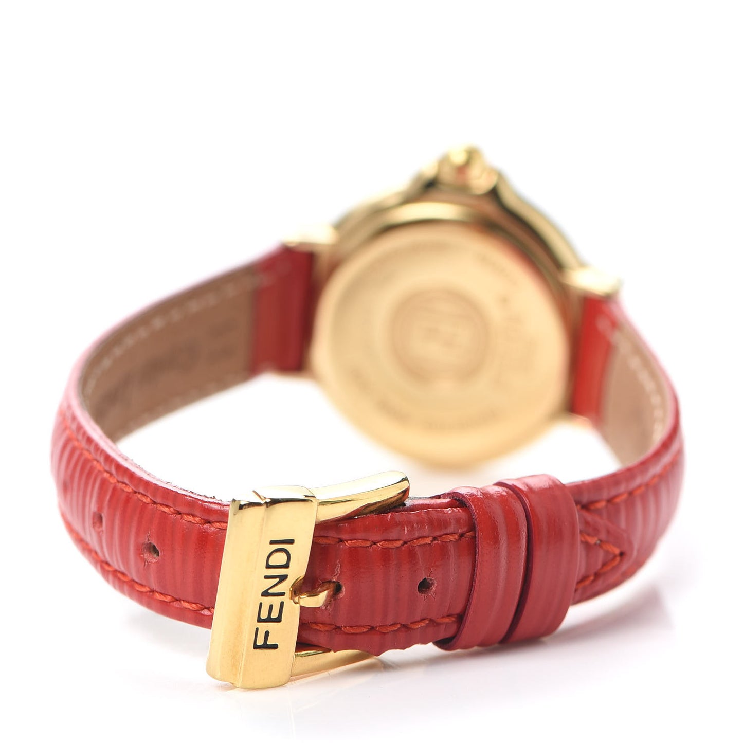 Stainless Steel Calfskin Mother of Pearl 26mm 430L Quartz Watch Red