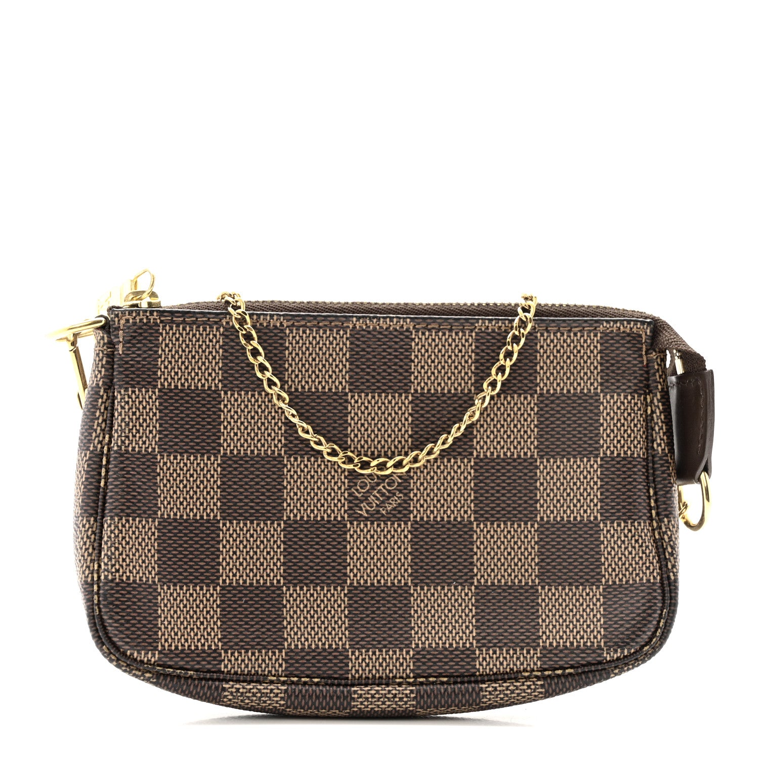 Louis Vuitton Damier Ebene Mini Pochette Accessories 1 of 12