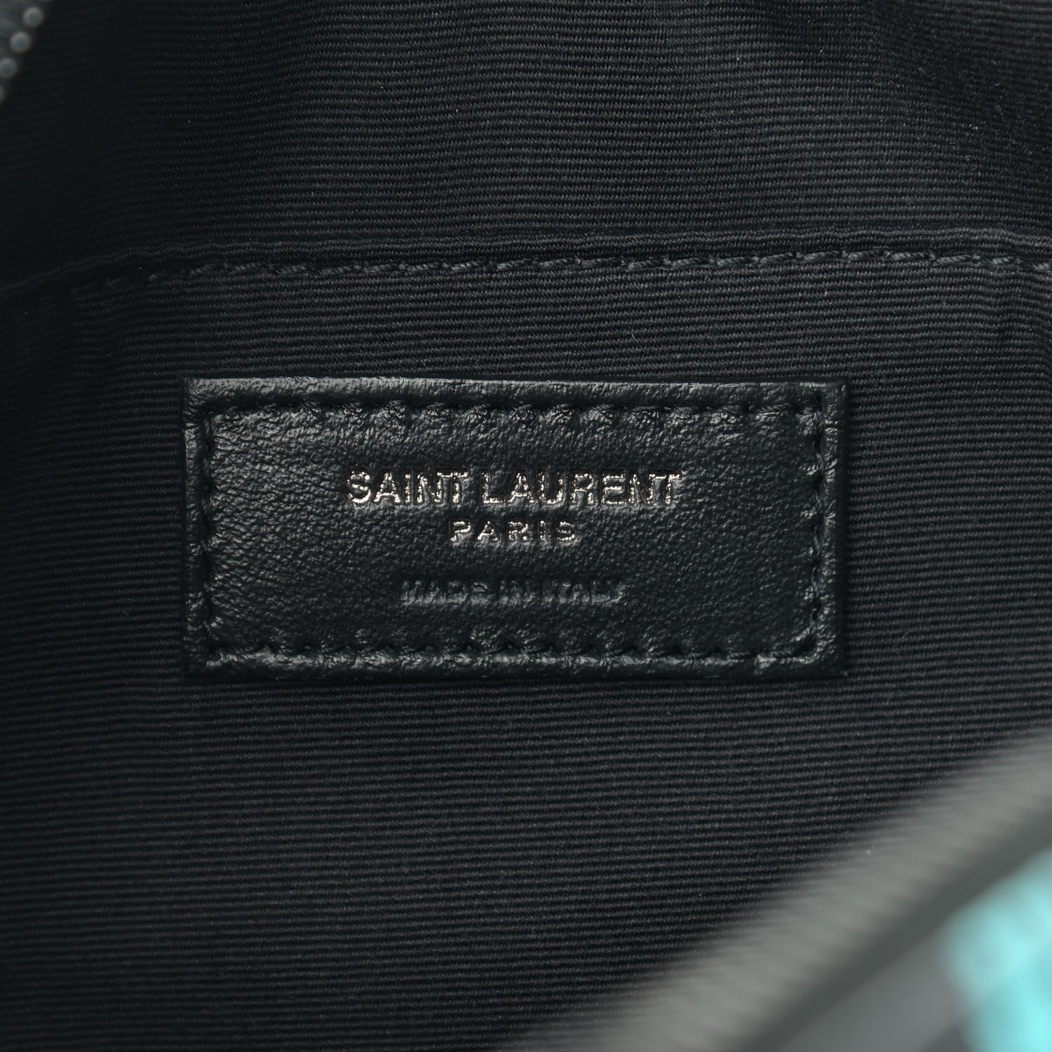 Saint Laurent Grain De Poudre Medium Classic Monogram Multicolor Graphic Print Lou Camera Bag Black 6 of 9
