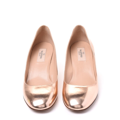 Valentino Garavani Metallic Nappa Tan-Go Mary Jane 60mm Pumps 38 Soft Noisette 3 of 8