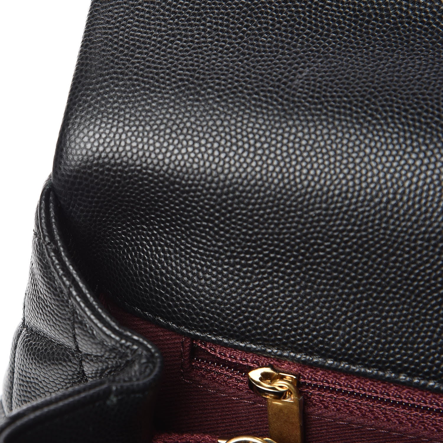 Chanel Caviar Quilted Small Coco Handle Flap Black 9 of 14