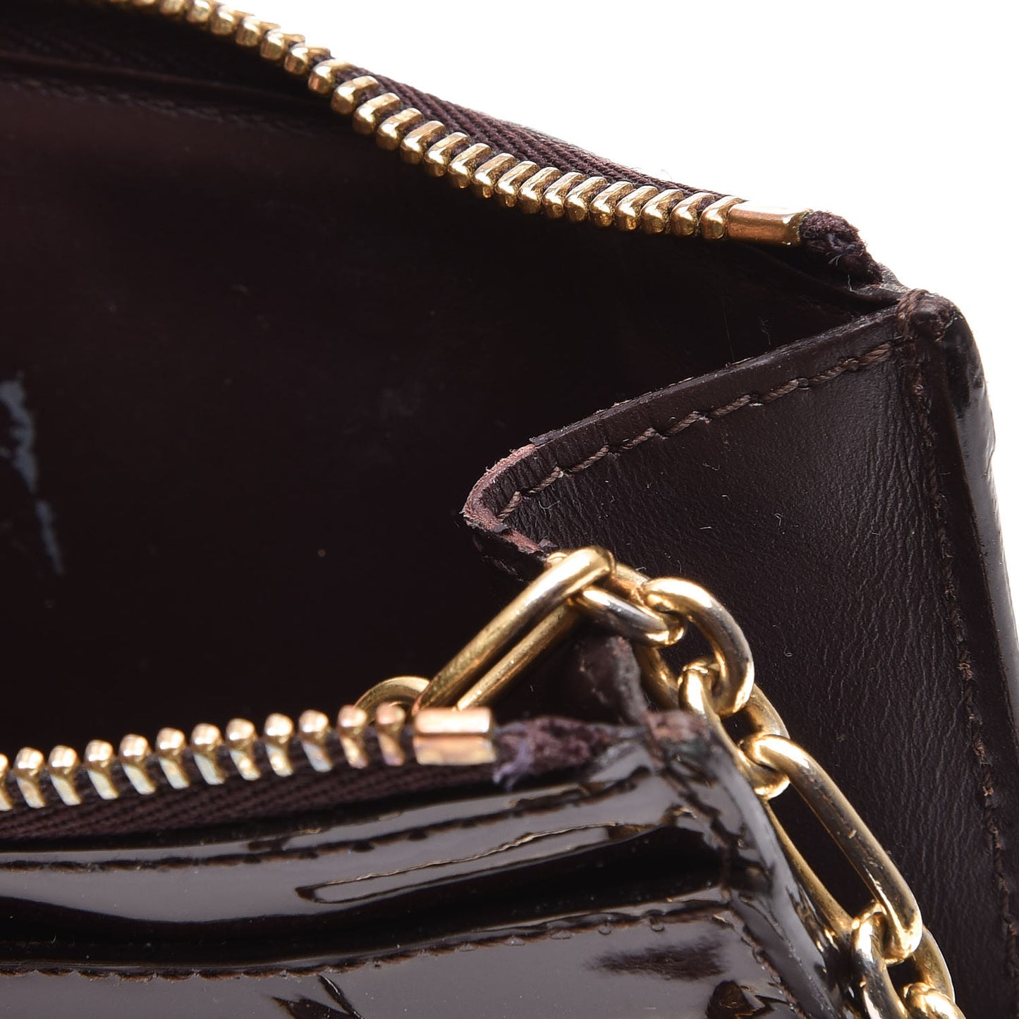 Vernis Key Pouch Amarante