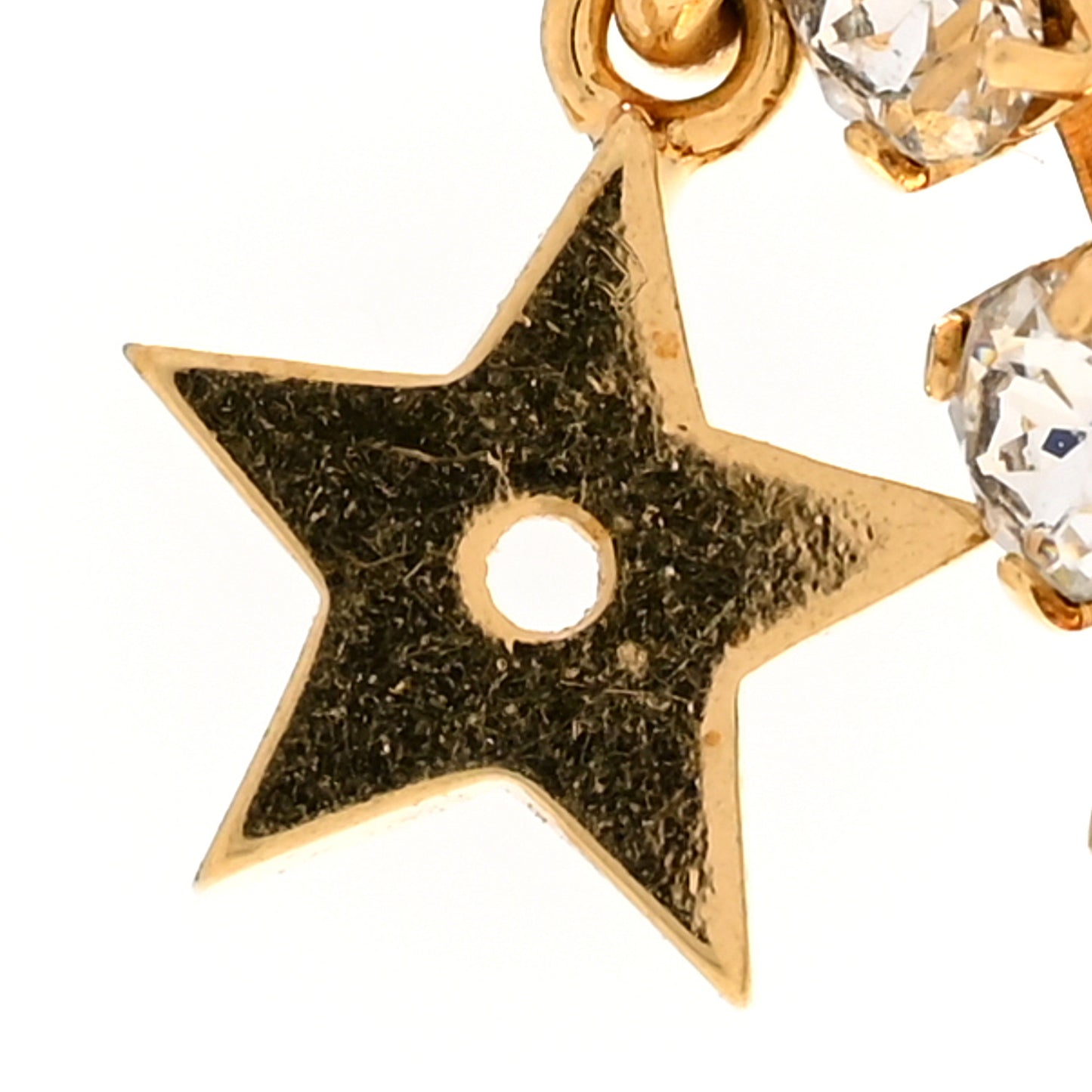 Metal Crystal Dio(r)evolution Star Necklace Gold