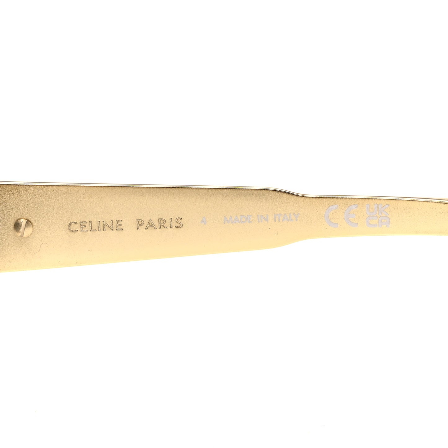 Metal Triomphe 01 Sunglasses CL40235U Gold Green